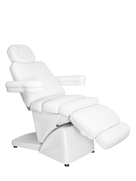 Fotel kosmetyczny biały regulowany komfortowy