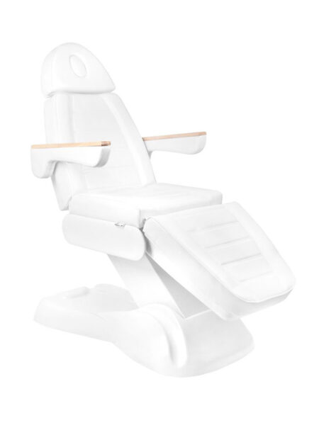Fotel kosmetyczny elektryczny biały